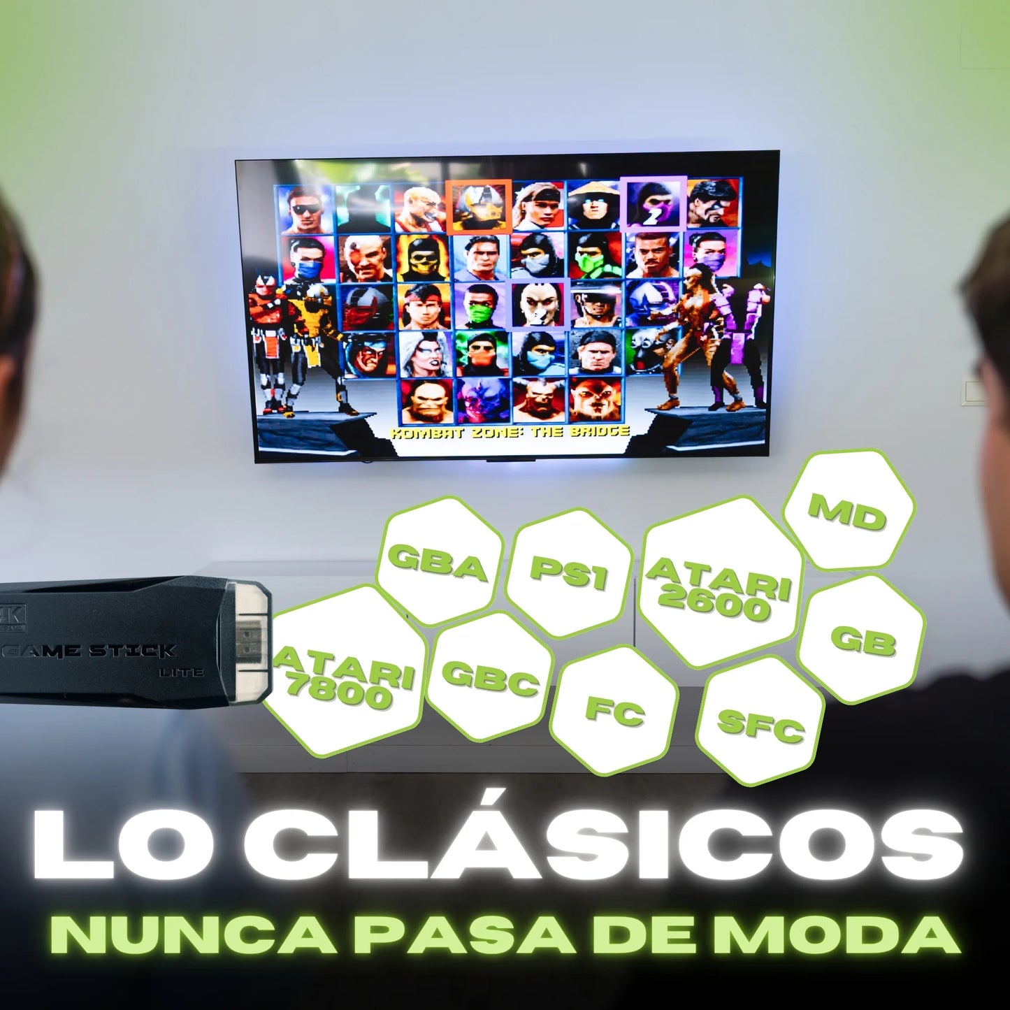 Consola Retro 4K Nostalgic™+ 2 Mandos Inalámbricos